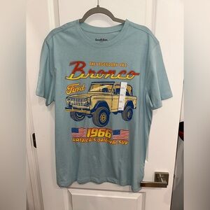 Goodfellow & Co Light Blue Graphic Tee